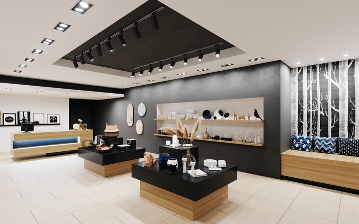 Shop lighting