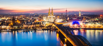 Panoramaansicht von Köln